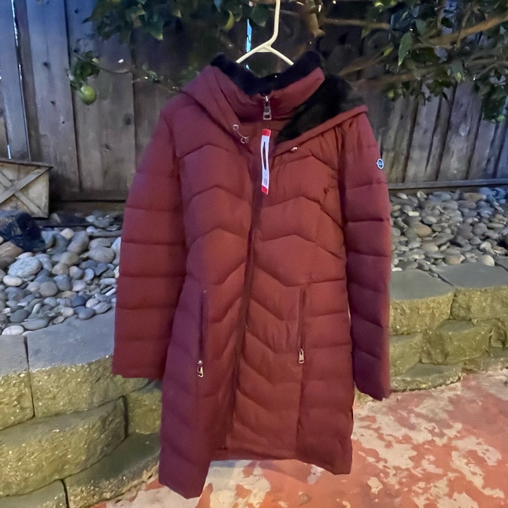 Andrew Marc Ladies Walker Jacket Puffer Coat Parka Size: Medium New With Tags - Picture 2 of 13